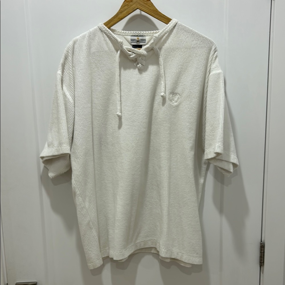 Men's White Terry Shirt